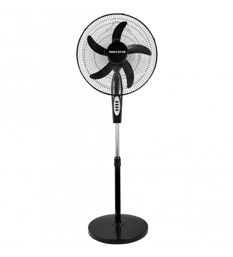 Ventilador de Pie Megastar FAN2022 20"/3VEL/90W/220V - Negro