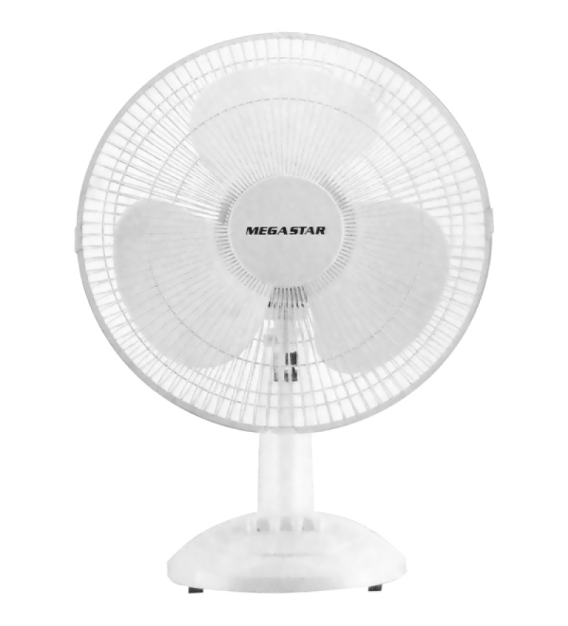Ventilador de Mesa Megastar FAN1202 12" 35W/3VEL/220V - Blanco
