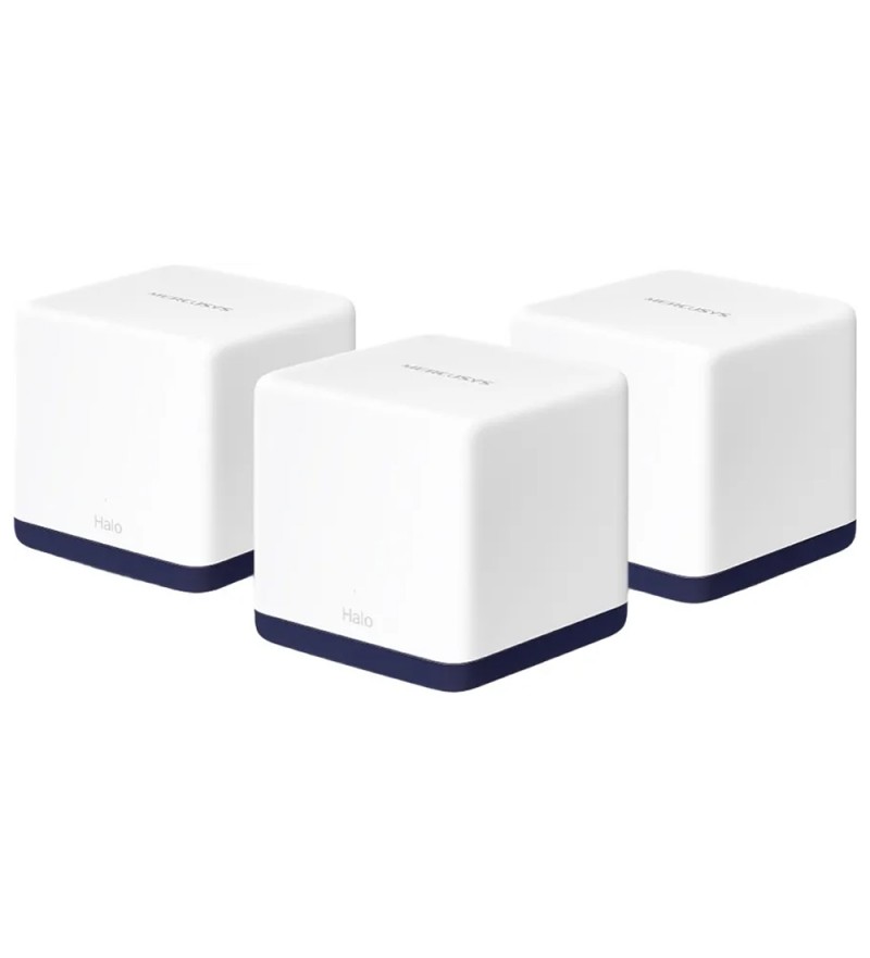 Router Wi-fi Mercusys Halo H50G AC1900 Mesh - Blanco (3 Pack)