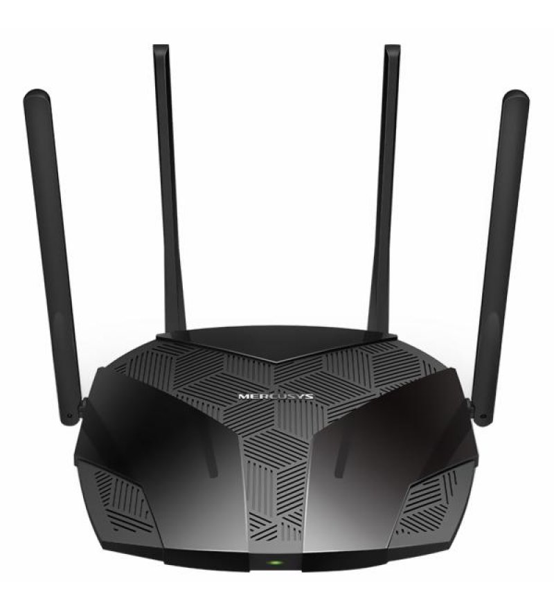 Router Wi-Fi Mercusys MR70X AX1800 4 Antenas DualBand Wi-Fi 6 - Negro