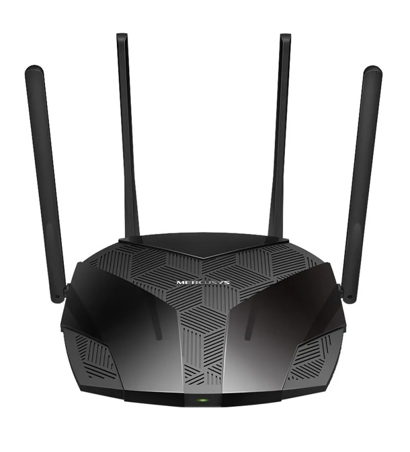 Router Wi-Fi Mercusys MR80X AX3000 4 Antenas DualBand Wi-Fi 6 - Negro