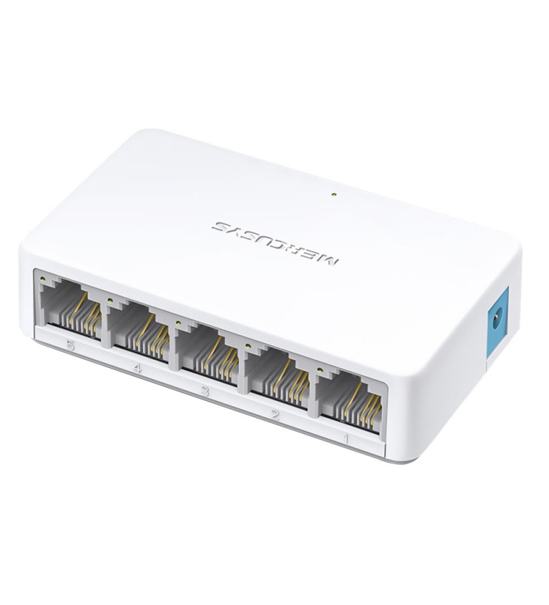 Hub Switch Mercusys MS105 5 Puertos 10/100Mbps - Blanco