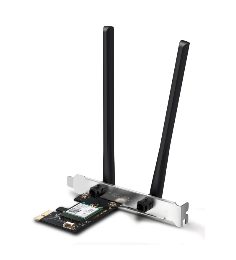 Adaptador PCI-E Mercusys MA80XE AX3000 Wi-FI6/Bluetooth/2402Mbps
