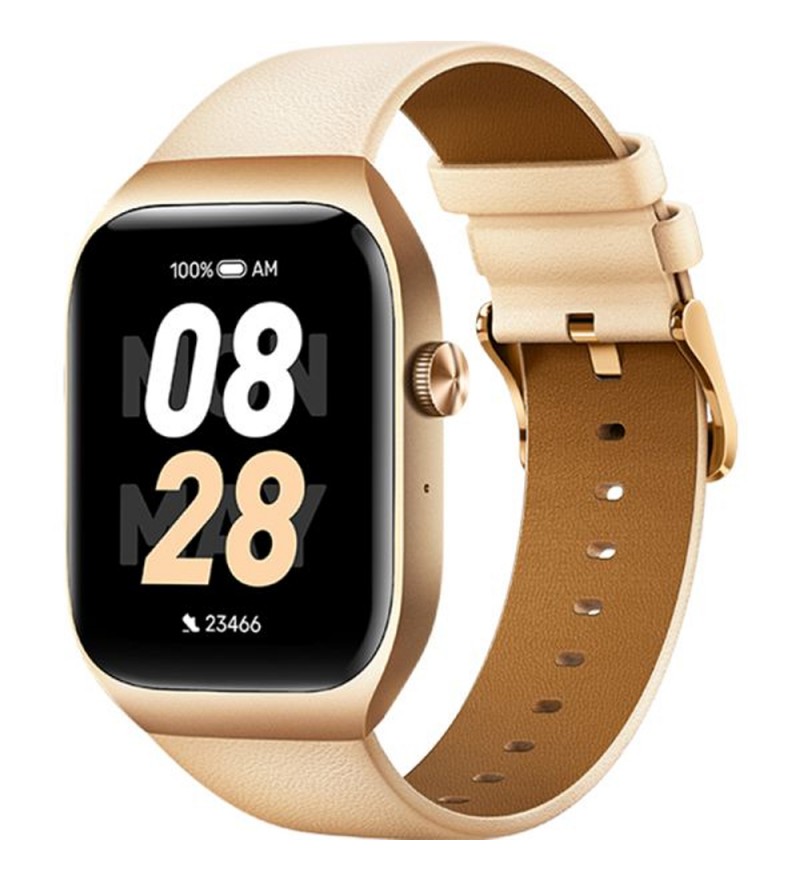 Smartwatch Mibro T2 XPAW012 con Pantalla de 1.75" Bluetooth/GPS/2 ATM - Light Gold 