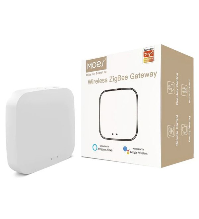 Hub Moes Smart ZHUB-W Wi--fi Wireless Zigbee Gateway - Blanco