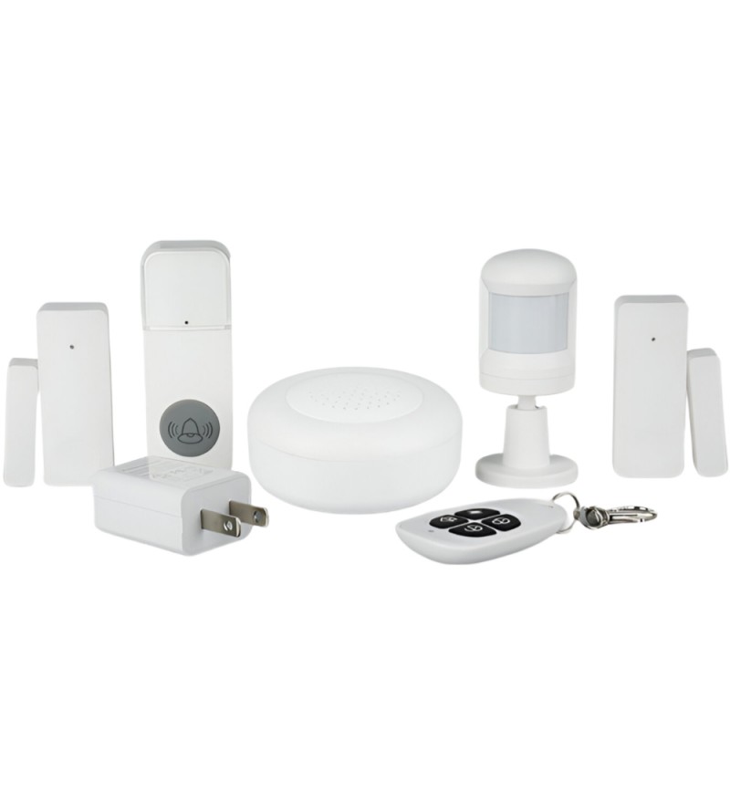 Kit de Sistema de Seguridad Para Hogar Moes WSS-JM-S01 Wifi/Tuya