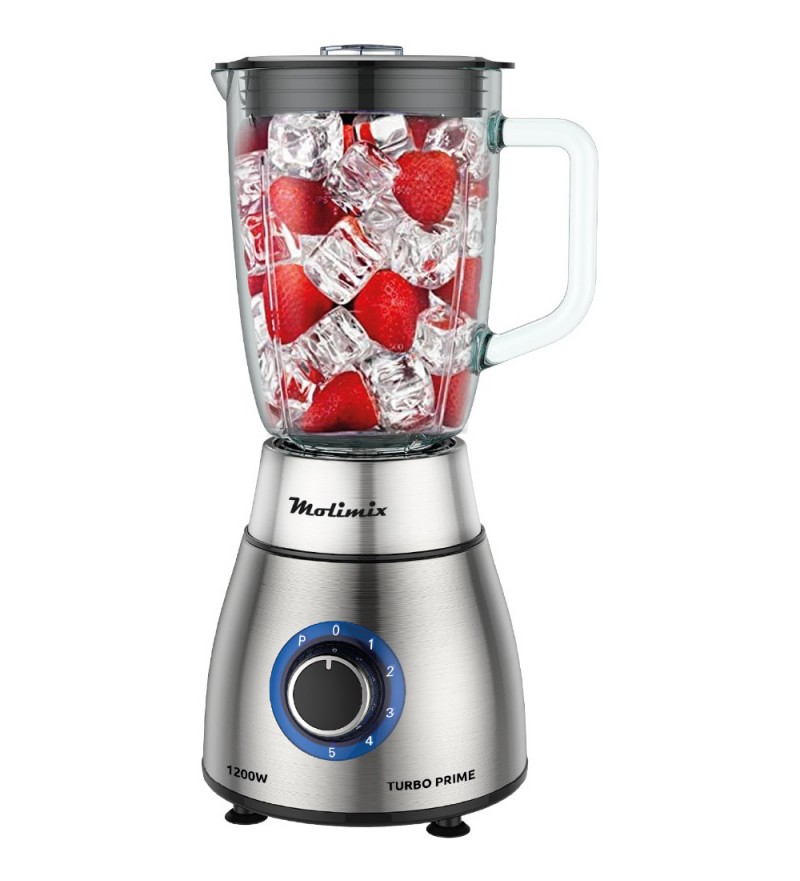 Licuadora Molimix Turbo Prime MLV-1200 1200W/220V - Plata