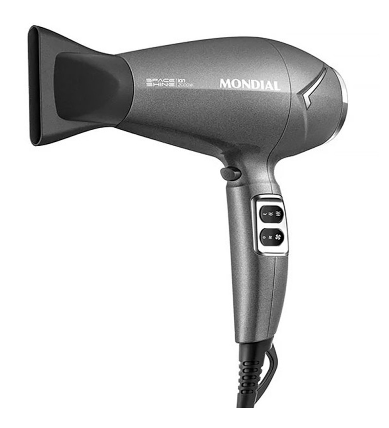 Secador de Cabello Mondial Space Shine SC-20 2000w/110V - Gris