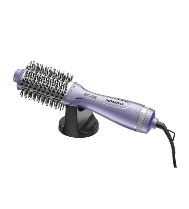  Cepillo Secador Eléctrico Mondial ES-21 Space Shine 1300W/Bivolt - Lila 