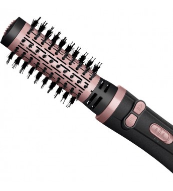 Cepillo Secador Rotativo Mondial Black Rose ERB-011200W/Bivolt - Negro/Rosa
