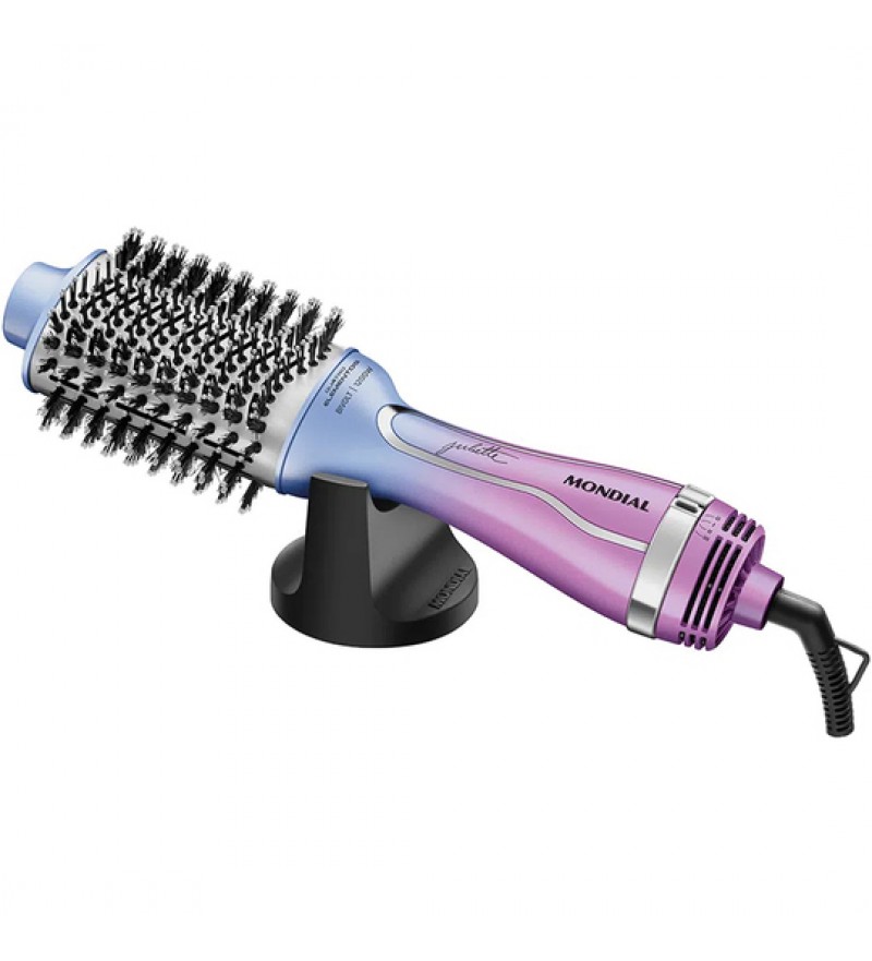 Cepillo Secador Mondial by Juliette ES-JU-03 de 1200W/Bivolt - Azul/Rosa
