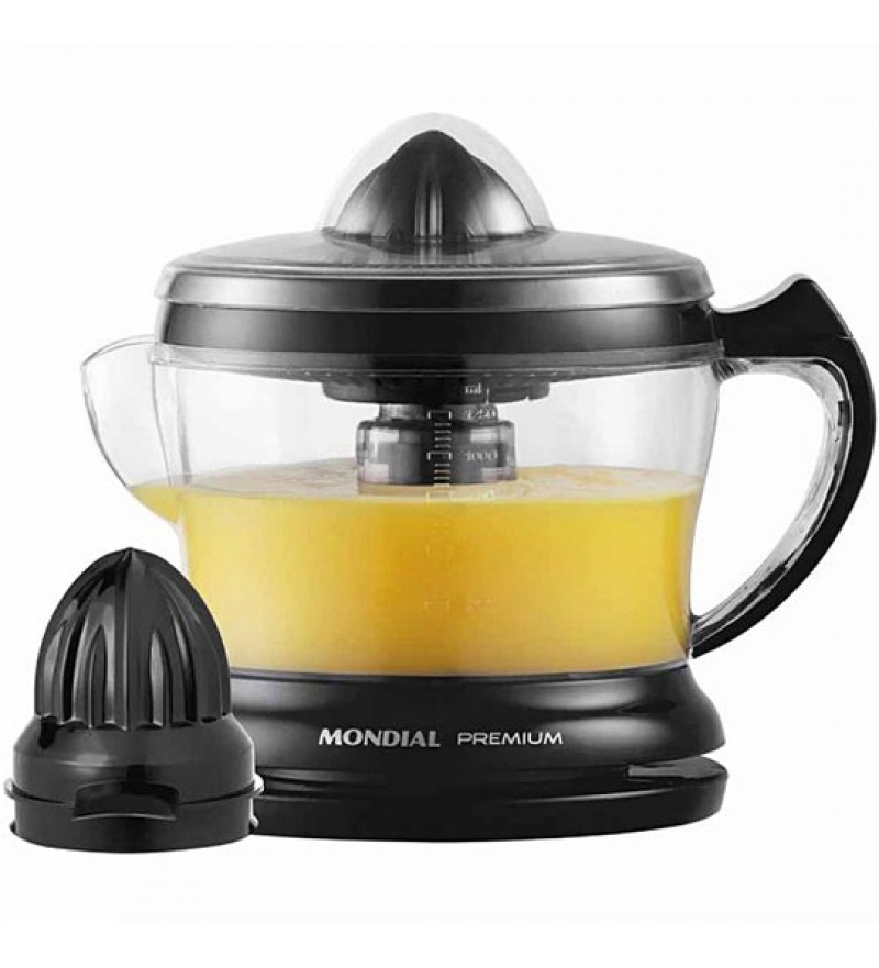 Exprimidor de Frutas Mondial Premium E-02 para 1.25L/220V - Negro