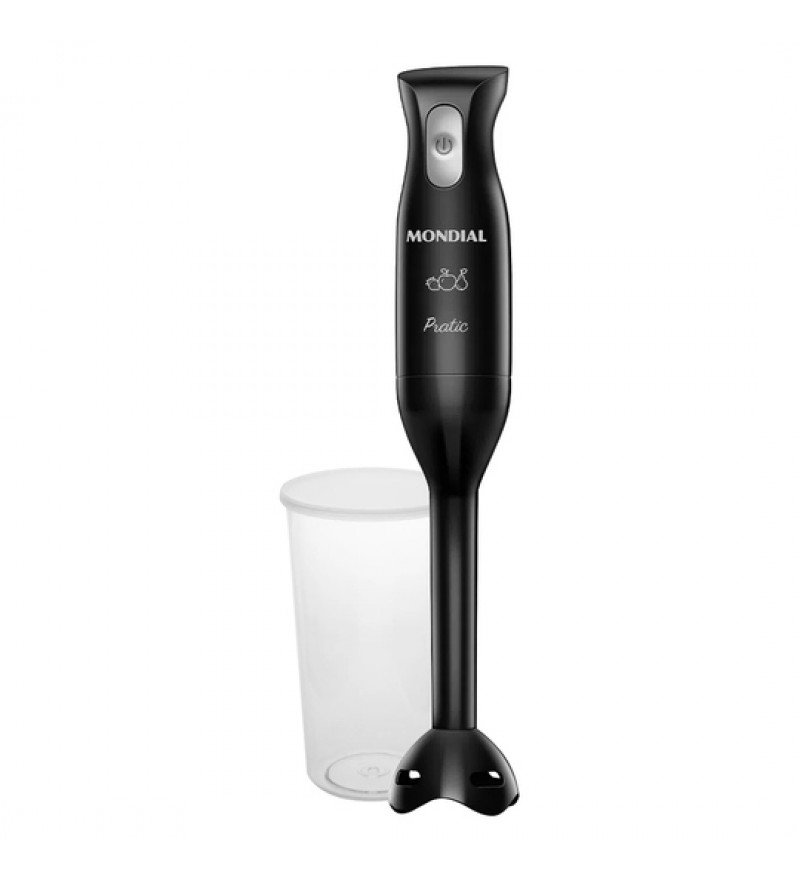 Mixer Mondial Pratic M-15-B con 200W/Láminas en Acero Inox/220V - Negro