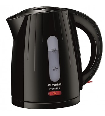 Jarra Eléctrica Mondial Pratic Hot CE-07 de 1L/1350W/220V - Negro