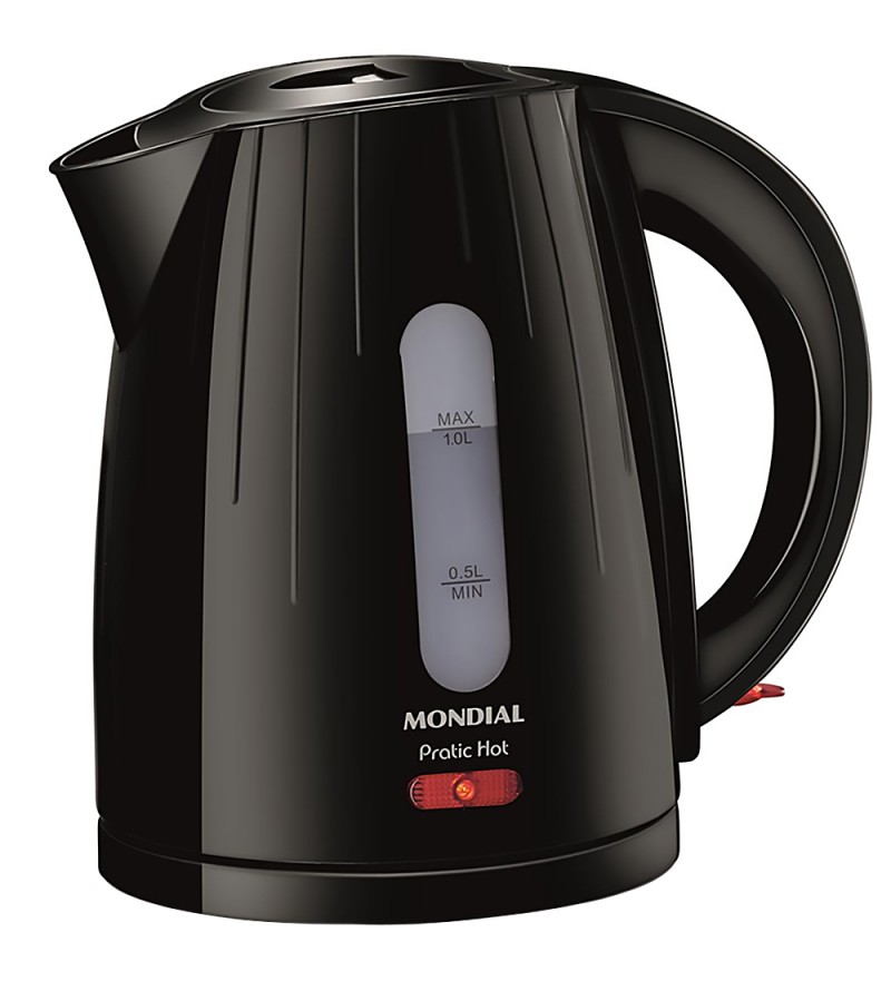 Jarra Eléctrica Mondial Pratic Hot CE-07 de 1L/1350W/220V - Negro
