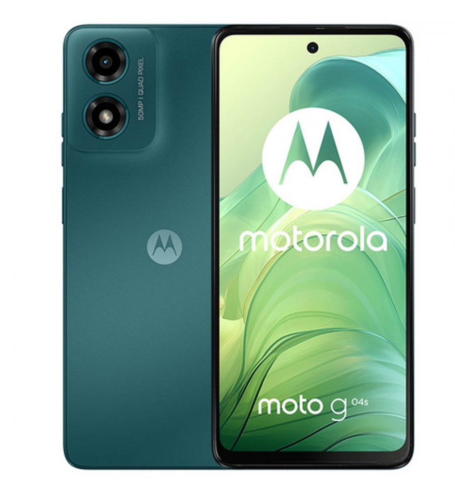 Smartphone Motorola G04S XT2421-7 LTE/BR DS 4/256GB 6.5" 50/5MP A14 - Green (US)