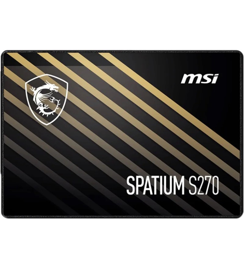 SSD 2.5" MSI Spatium S270 de 480GB hasta 500MB/s de Lectura