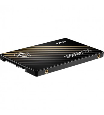 SSD 2.5" MSI Spatium S270 de 480GB hasta 500MB/s de Lectura