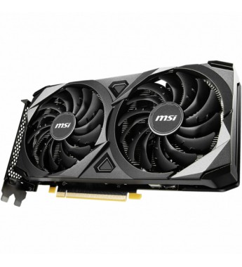 Placa de Vídeo MSI GeForce RTX 3060 Ventus 2X 12G OC - 912-V397-050 con 12GB GDDR6/1777MHz/DisplayPort/HDMI