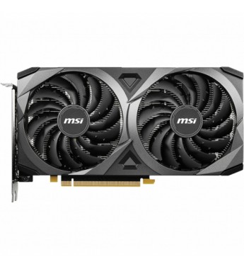 Placa de Vídeo MSI GeForce RTX 3060 Ventus 2X 12G OC - 912-V397-050 con 12GB GDDR6/1777MHz/DisplayPort/HDMI