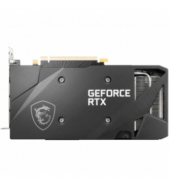 Placa de Vídeo MSI GeForce RTX 3060 Ventus 2X 12G OC - 912-V397-050 con 12GB GDDR6/1777MHz/DisplayPort/HDMI