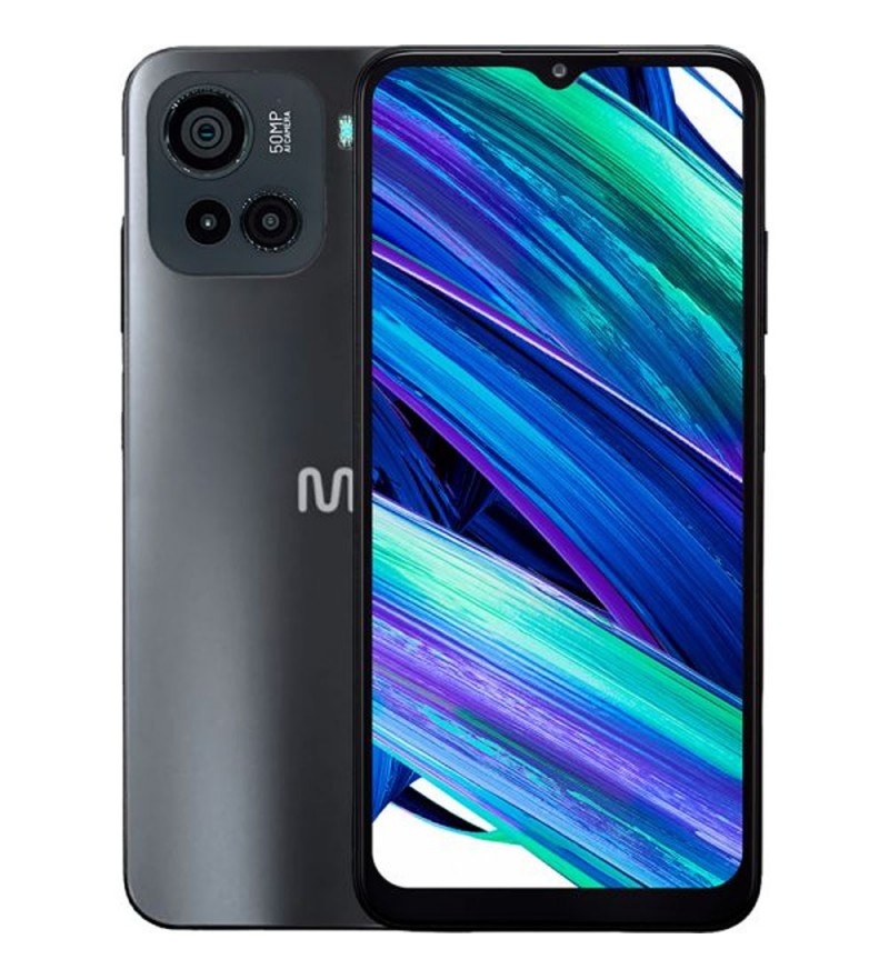Smartphone Multilaser M23 P9197 LTE DS 8/128GB 6.5" 50+2+2/8MP A12 - Negro (Anatel)