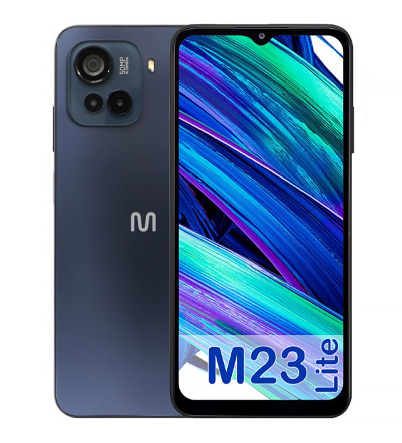 Smartphone Multilaser M23 Lite P9195 LTE DS 4/128GB 6.5" 50+2+2/8MP A12 - Negro (Anatel)