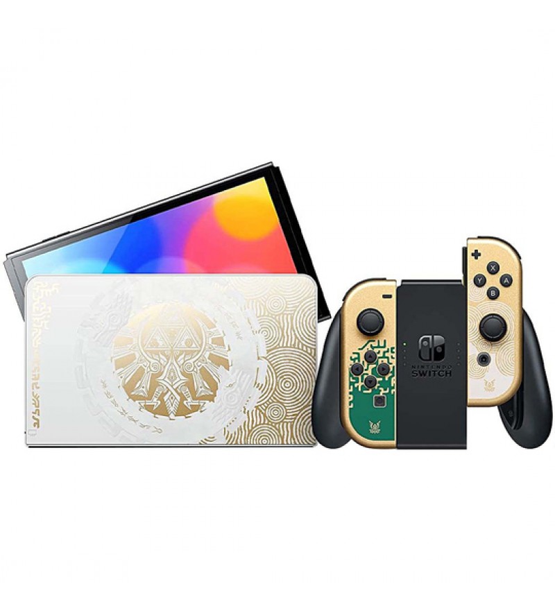 Consola Portátil Nintendo Switch The Legend Of Zelda Edition HEG-S-KDAAA con Wi-Fi/Bluetooth/HDMI/Bivolt - (Japones) (Caja Fea)