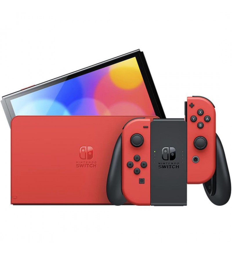 Consola Portátil Nintendo Switch Mario Red Edition HEG-S-RAAAA con Wi-Fi/Bluetooth/HDMI Bivolt - Rojo (Japones)