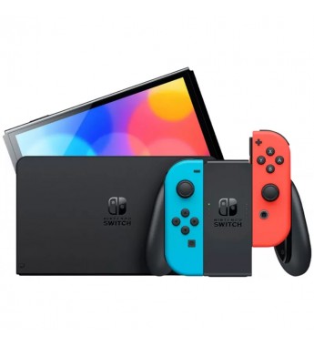 Consola Nintendo Switch 64GB Oled HEG S KABAA - Rojo/Azul 