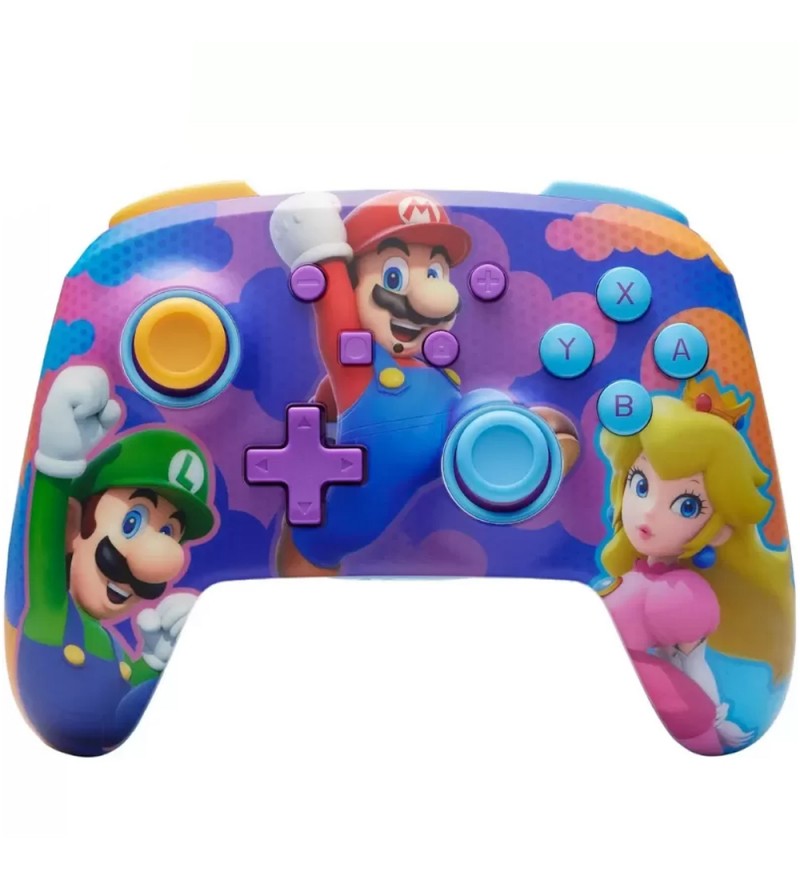 Control Wireless PowerA Nintendo Switch PWA-A-09111 - Super Mario Color Splash Heroes 