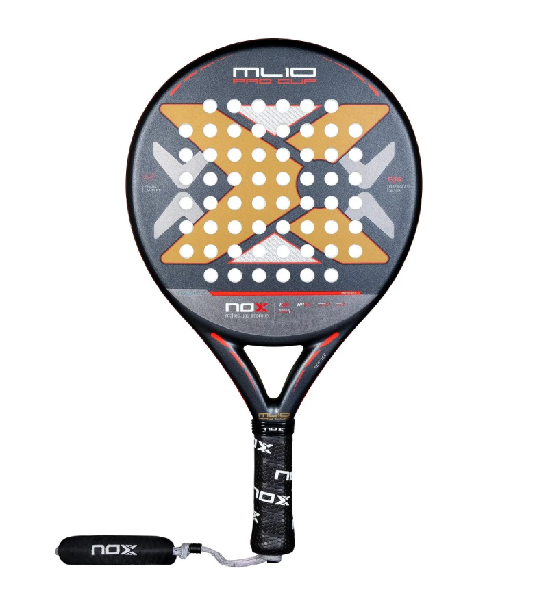 Paleta de Pádel Nox ML10 Pro Cup Light 12K 2025 Rough Superface Forma Redonda - 360/375gr