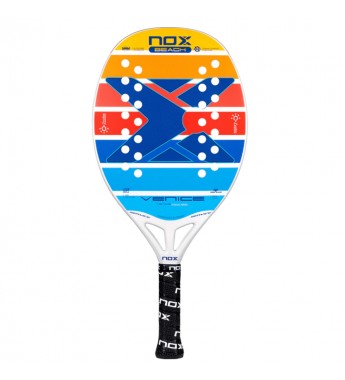 Paleta de Beach Tennis Nox Casual Venice 2022 con Forma Oval Clássica - 335 a 355g