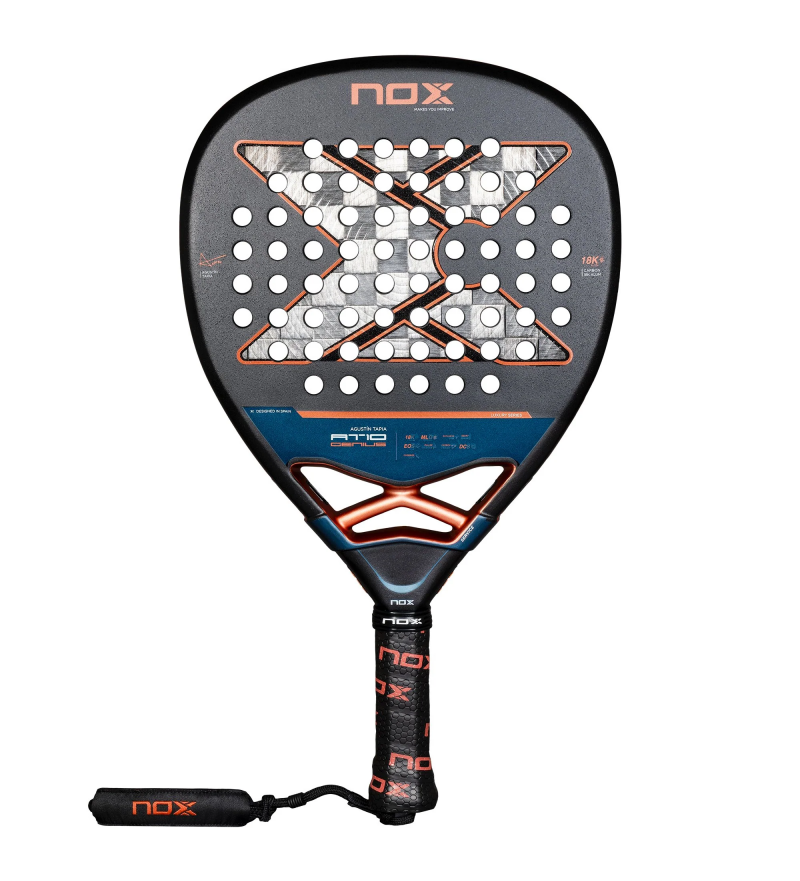 Paleta de Pádel Nox AT10 Genius Attack 2025 Forma Diamante By Agustin Tapia - 360/375g