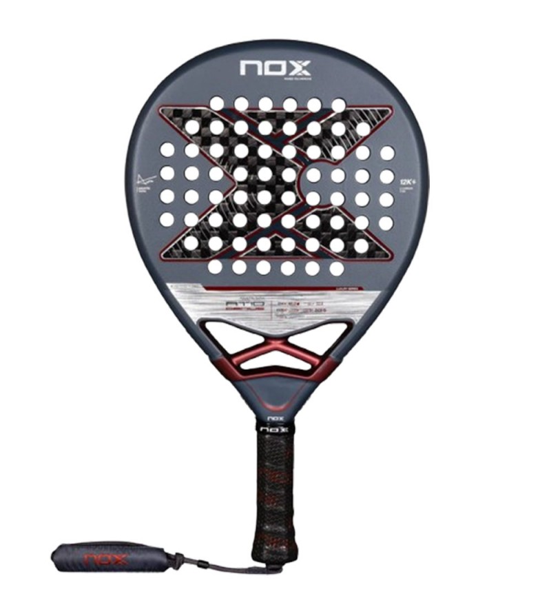 Paleta de Pádel Nox AT10 Genius 12K 2025 Forma Diamante by Agustin Tapia - 360/375 gr