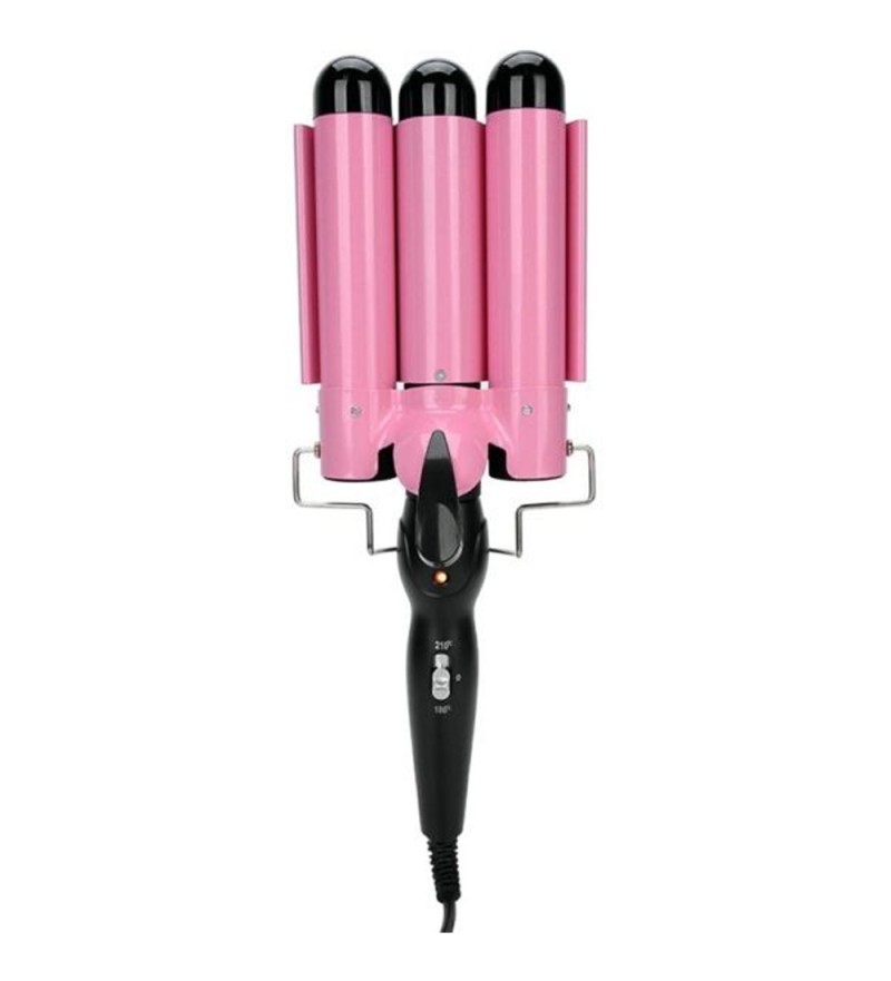 Ondulador Onida ON-2675 Tri Ondas 130W/Bivolt - Negro/Rosa 