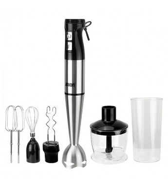Mixer Onida ON-602 5 en 1 con 1000W/220V 50/60HZ - Negro/Plata