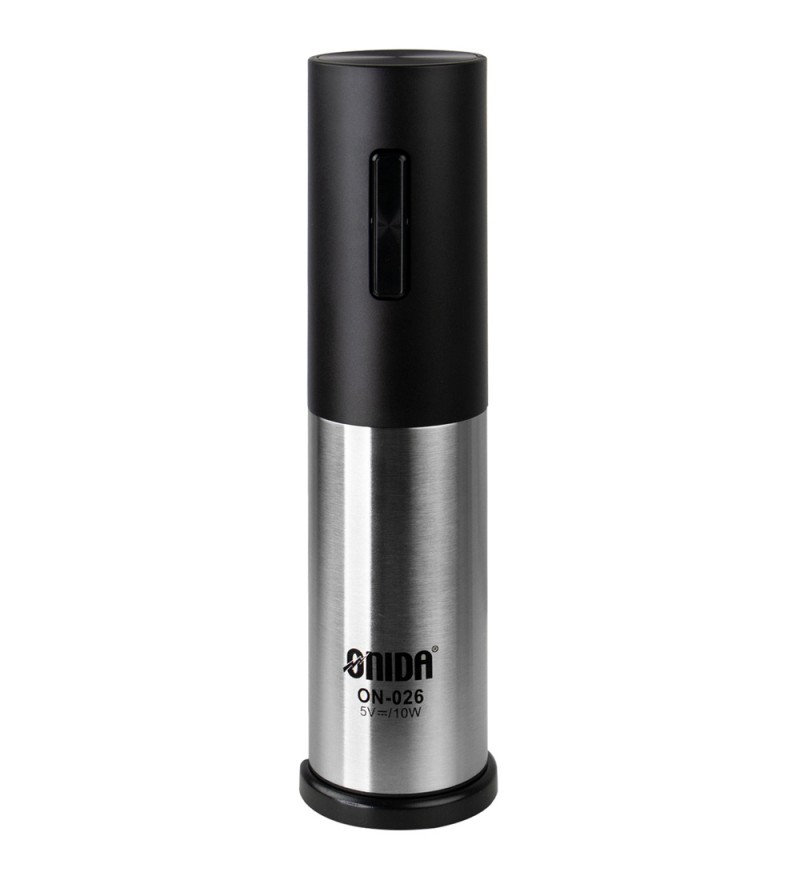 Abridor de Vino Onida ON-026 Recargable 10W - Negro/Plata