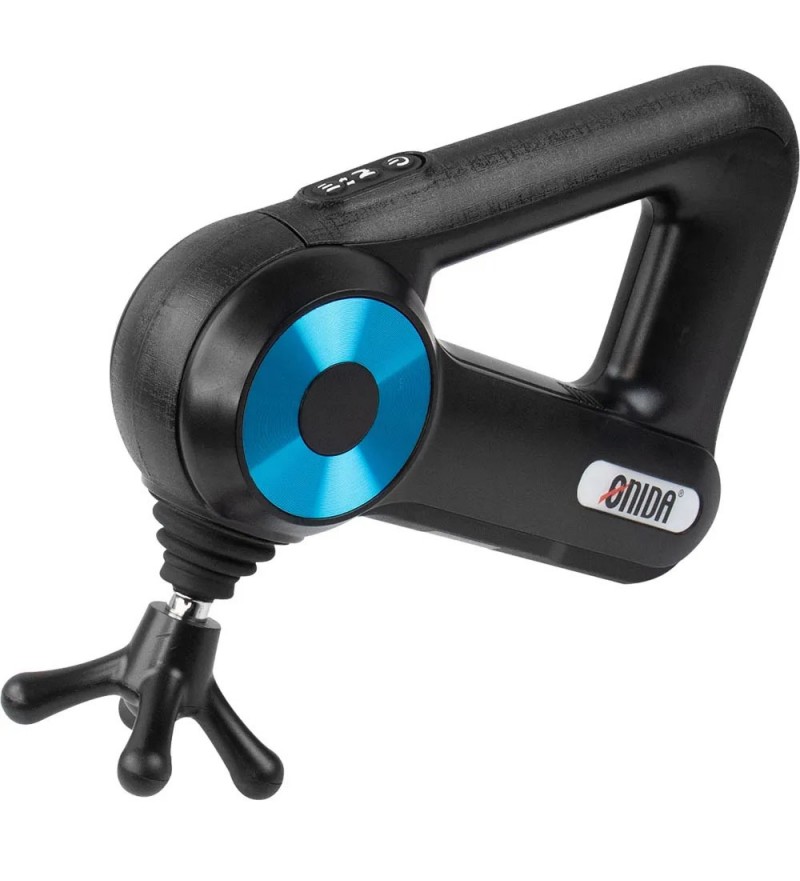 Pistola Masajeadora Onida ON-5011 Con 12 adaptadores/Bivolt - Negro