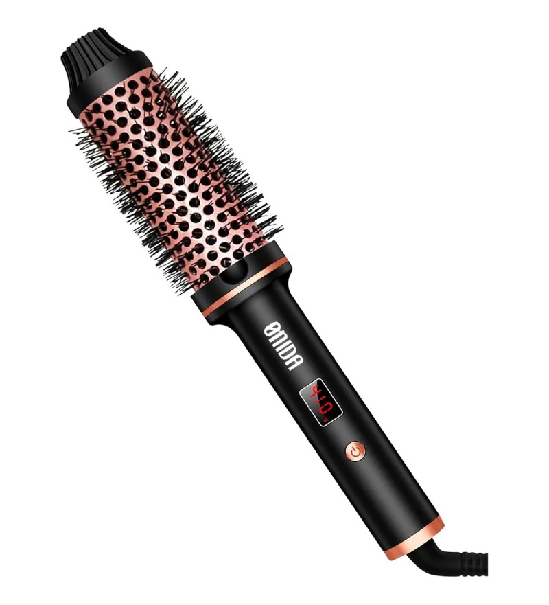 Cepillo Alisador Onida ON-1069 2en1 30W Bivolt - Negro