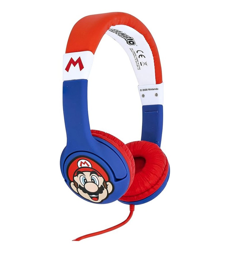 Auriculares OTL Premium Junior SM0762 Aux/32Ohm/85dB - Super Mario