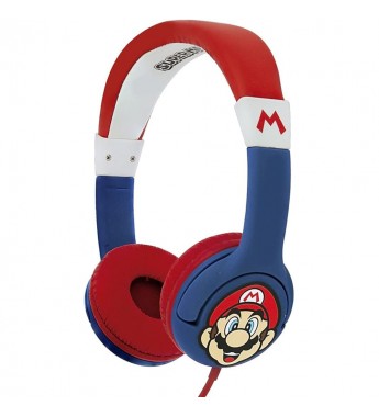 Auriculares OTL Premium Junior SM0762 Aux/32Ohm/85dB - Super Mario