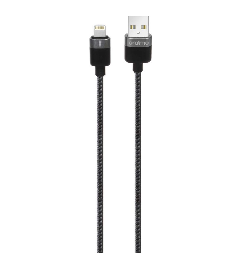 Cable Oraimo OCD-L72 USB-A a Lightning 2A (1 metro) - Black