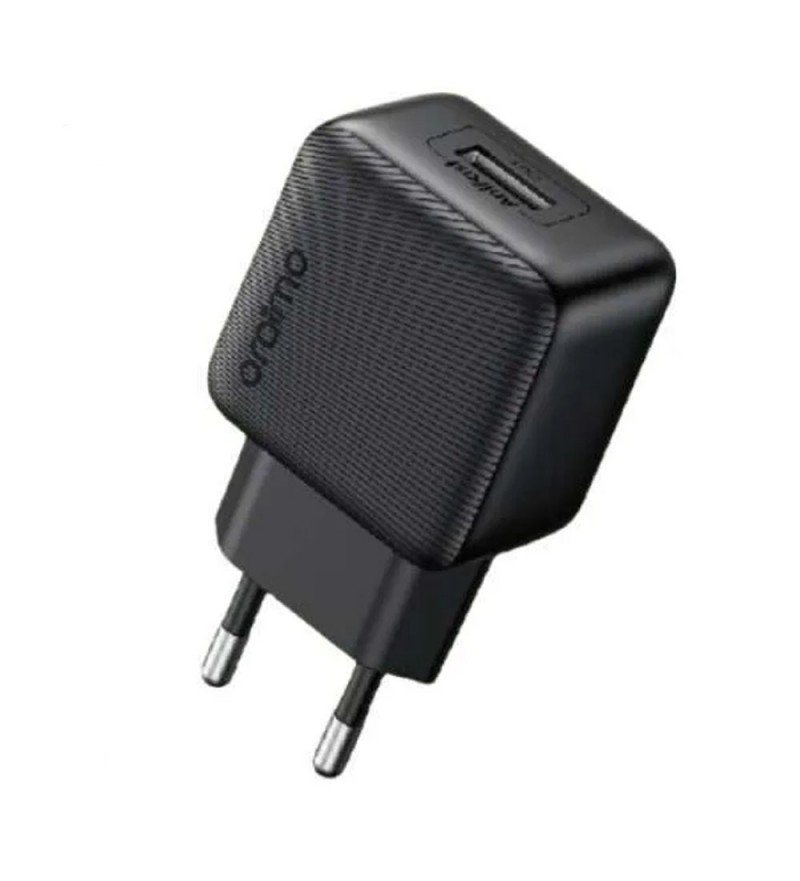 Cargador Oraimo OCW-111E+M53 PowerCube 10W con Cable Tipo C-USB - Negro
