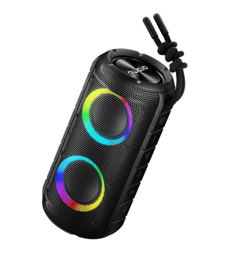 Speaker Oraimo Rover OBS-53D con Bluetooth /RGB/ IPX5 - Black