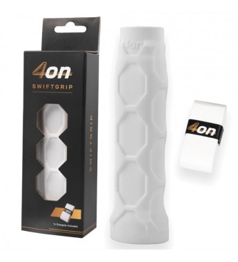 4on SwiftGrip /Grip de Pala de pádel – Blanco