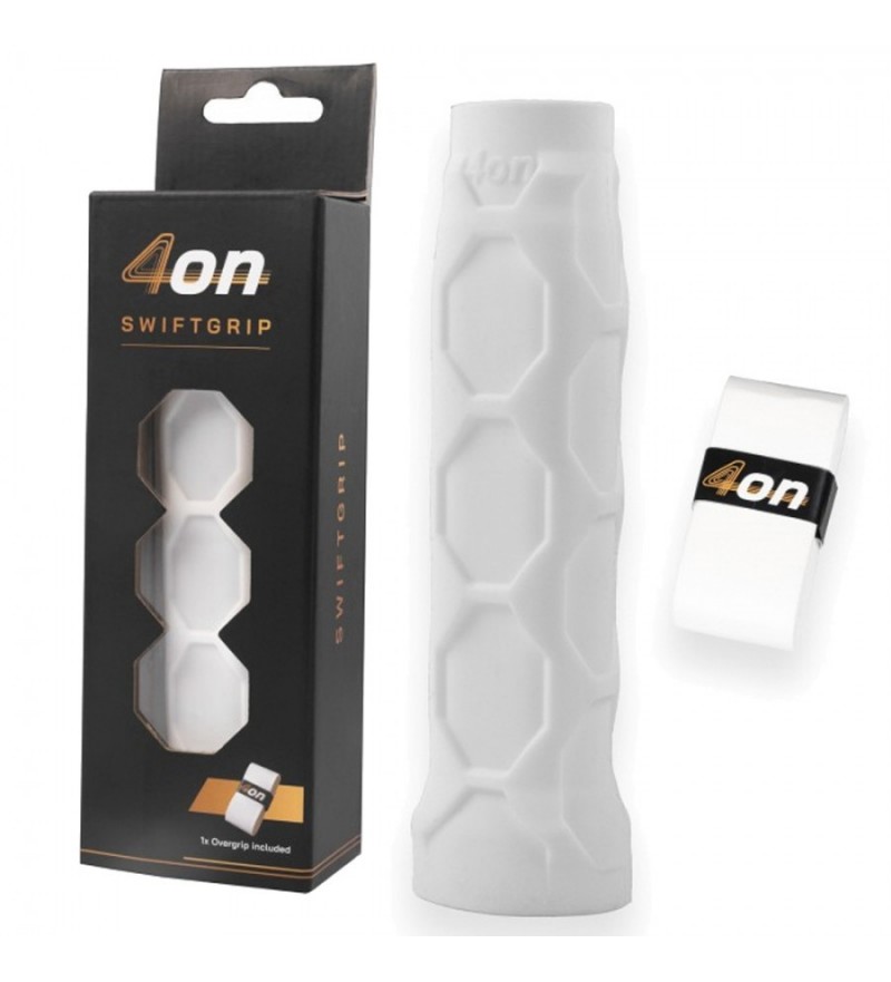 4on SwiftGrip /Grip de Pala de pádel – Blanco
