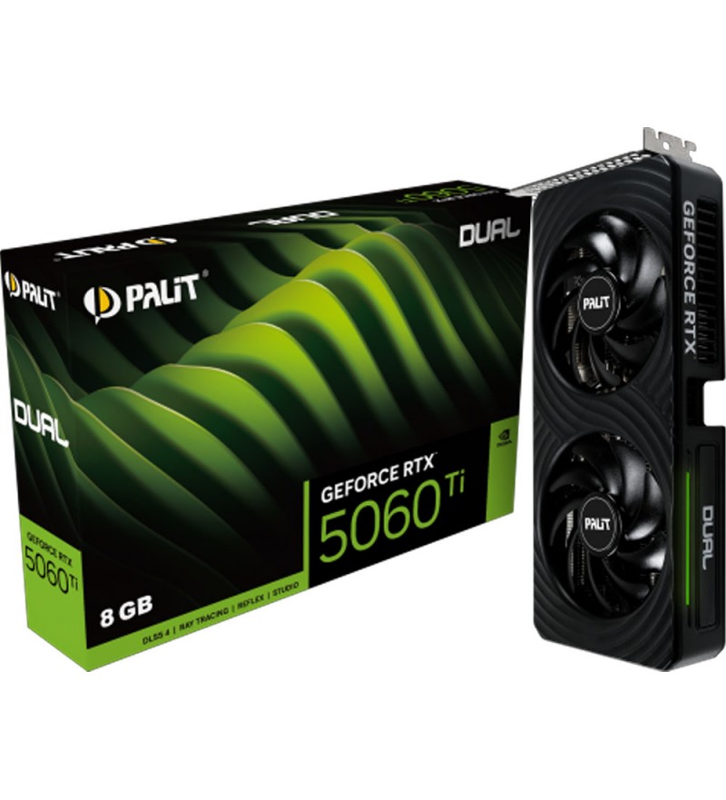 Placa de Video Palit GeForce RTX 5060Ti Dual 8GB GDDR7