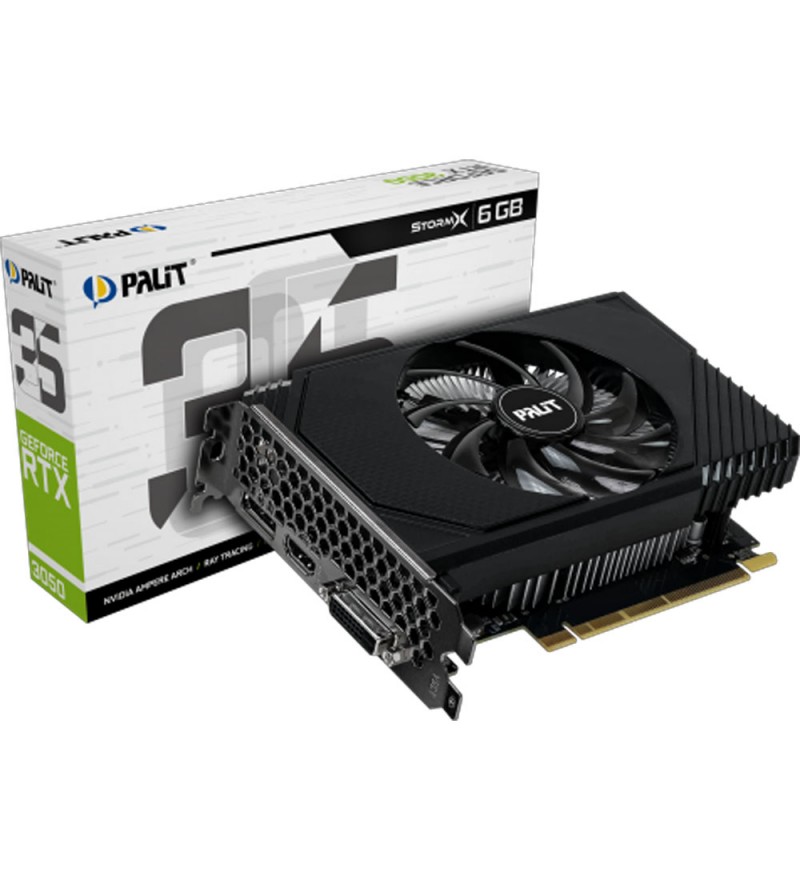 Placa de Video Palit GeForce RTX 3050 StormX 6GB GDDR6 96bit