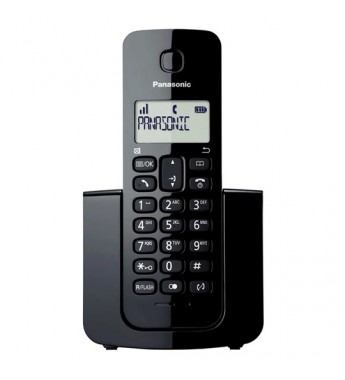 Teléfono Inalámbrico Panasonic KX-TGB110LAB con Identificador de Llamadas - Negro